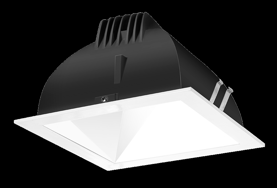 Recessed Downlights, 12 lumens, NDLED4SD, 4 inch square, Universal dimming, 50 degree beam spread,