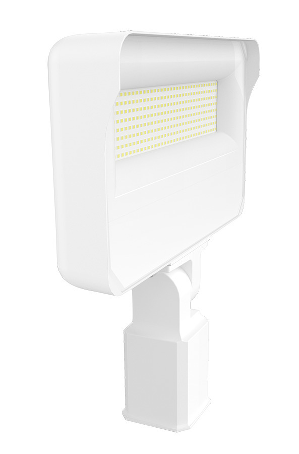 Floodlights, 20945 lumens, X34, 160W, slipfitter mount, 80CRI 5000K, white, 120-277V, 0-10V dimmin