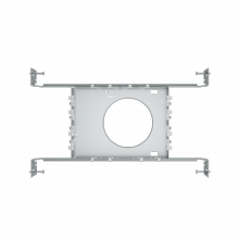  DLPLATE/WFR4/NB/CL - MOUNTING PLATE FOR WAFER 4" W/ DRYWALL COLLAR & EXTENSION BAR