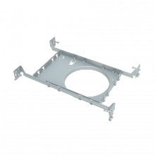  DLPLATE/WFR6/NB/CL - MOUNTING PLATE FOR WAFER 6" W/ DRYWALL COLLAR & EXTENSION BAR