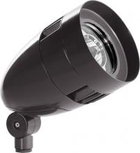  HBLED13YDCA - LFLOOD 13W WARM LED 12V 24V DC W/ HOOD & LENS BRONZE