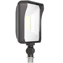  X34-65L-830/277 - Floodlights, 6627 lumens, X34, 64W, knuckle mount, 80cCRI 3000K, bronze, 277V