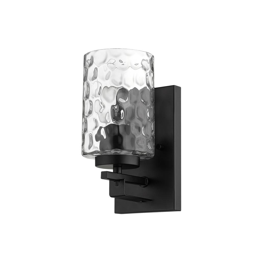 Livvy 1-Light Matte Black Sconce