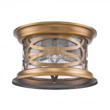  1534ATB - Lincoln 2-Light Antique Brass Ceiling Light