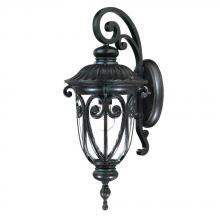  2112MM - Naples Collection Wall-Mount 1-Light Outdoor Marbleized Mahogany Light Fixture