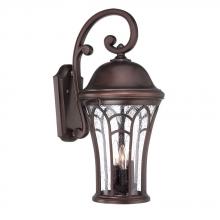 39522ABZ - Highgate Collection Wall Lantern 3-Light Outdoor Architectural Bronze Light Fixture