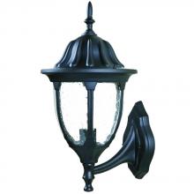  5062BK - Suffolk Collection Wall-Mount 1-Light Outdoor Matte Black Fixture