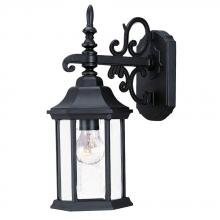  5183BK - Madison Collection Wall-Mount 1-Light Outdoor Matte Black Light Fixture