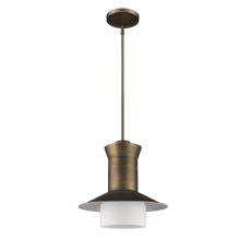  IN21165RB - Greta Indoor 1-Light Pendant W/Glass Shade In Raw Brass