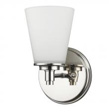  IN41340PN - Conti Indoor 1-Light Sconce W/Glass Shade In Polished Nickel