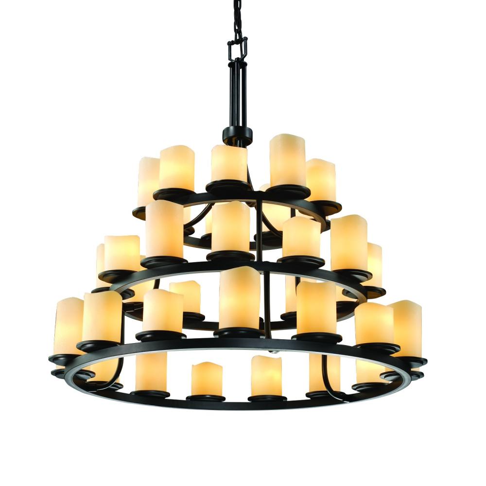 Dakota 36-Light 3-Tier Ring Chandelier