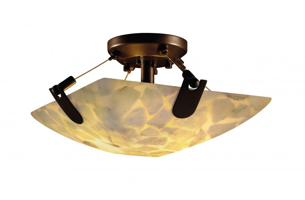 14" LED Semi-Flush Bowl w/ U-Clips