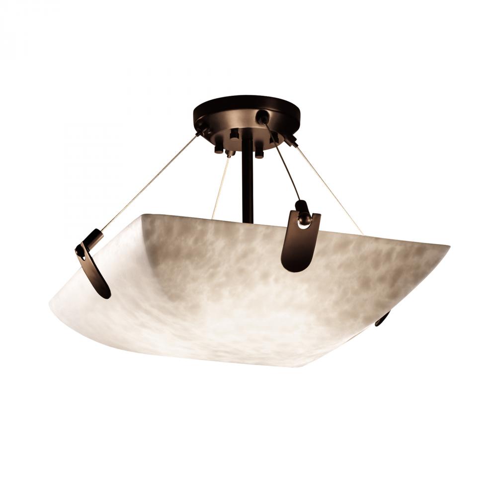 18" LED Semi-Flush Bowl w/ U-Clips