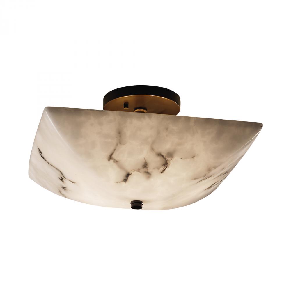 14" LED Semi-Flush Bowl