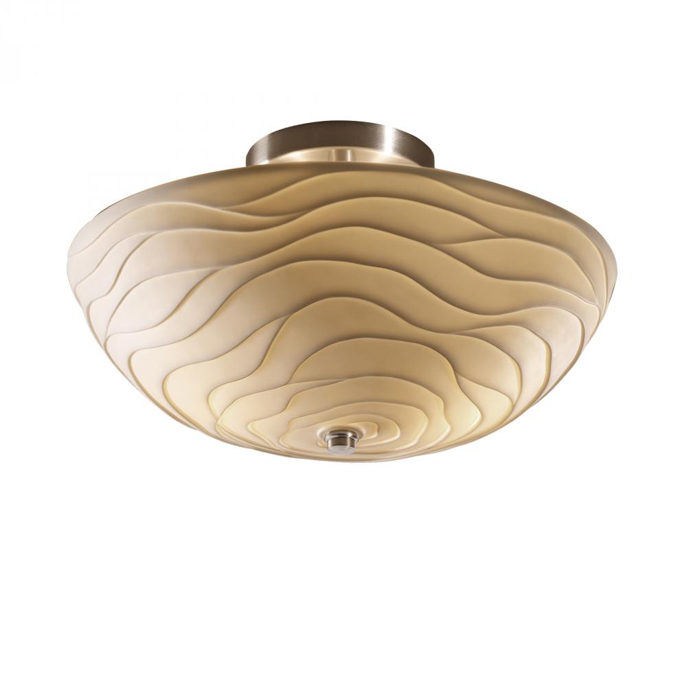 14" LED Semi-Flush Bowl