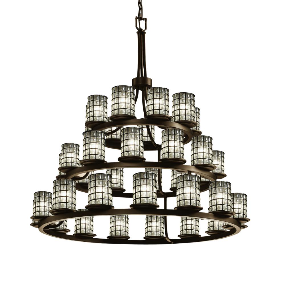 Dakota 36-Light 3-Tier Ring Chandelier