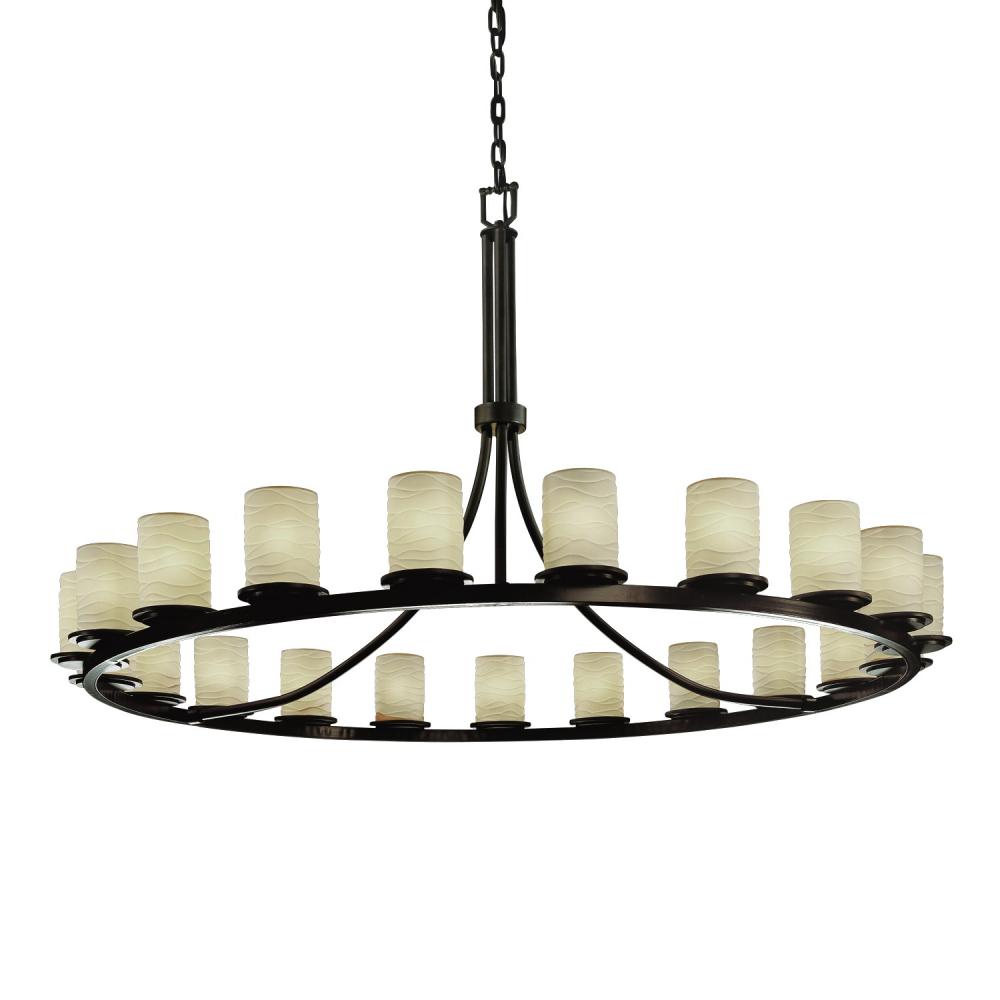 Dakota 21-Light 1-Tier Ring Chandelier