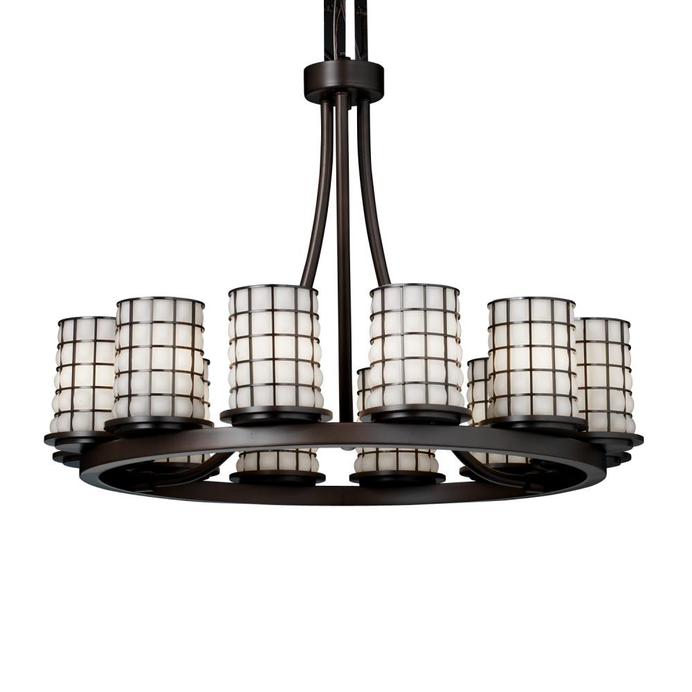 Dakota 12-Light Ring LED Chandelier (Short)