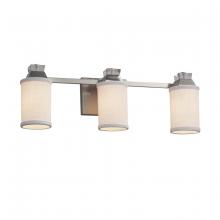  FAB-8473-10-WHTE-NCKL - Ardent 3-Light Bath Bar