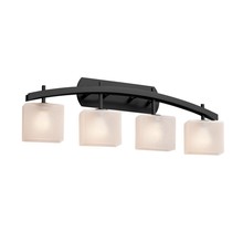  FSN-8594-55-FRCR-MBLK - Archway 4-Light Bath Bar