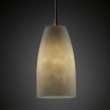 Justice Design Group CLD-8816-15-DBRZ-RIGID - Small 1-Light Pendant