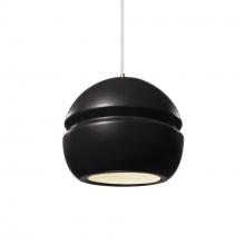  CER-6410-CRB-ABRS-WTCD-LED1-700 - Small Sphere 1-Light LED Pendant