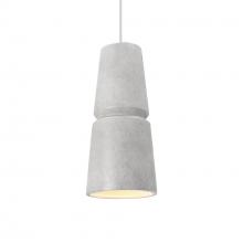  CER-6430-CONC-MBLK-WTCD-LED1-700 - Small Cone 1-Light LED Pendant