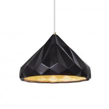  CER-6450-CBGD-ABRS-WTCD-LED1-700 - Geometric 1-Light LED Pendant