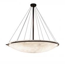  CLD-9698-35-DBRZ - 72" Round Pendant Bowl w/ Ring