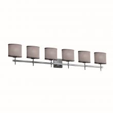  FAB-8416-30-GRAY-NCKL - Union 6-Light Bath Bar