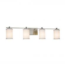  FAB-8444-10-WHTE-NCKL-LED4-2800 - Era 4-Light LED Bath Bar