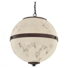  FAL-8040-DBRZ-LED4-2800 - Imperial 17" LED Hanging Globe