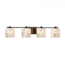 Justice Design Group FAL-8444-30-DBRZ - Era 4-Light Bath Bar