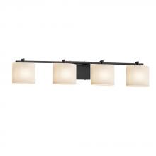  FSN-8444-30-OPAL-MBLK-LED4-2800 - Era 4-Light LED Bath Bar