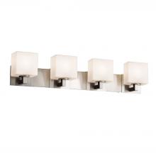  FSN-8924-55-OPAL-NCKL - Modular 4-Light Bath Bar