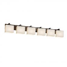  PNA-8926-55-WAVE-DBRZ - Modular 6-Light Bath Bar