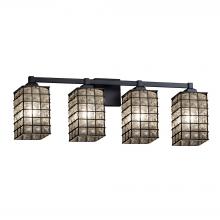  WGL-8434-15-GRCB-MBLK - Regency 4-Light Bath Bar