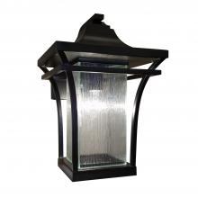  FSN-7524W-RAIN-MBLK-LED1-700 - Summit Large 1-Light LED Outdoor Wall Sconce