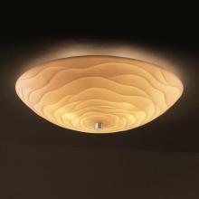  PNA-9672-25-WAVE-ABRS - 24" Semi-Flush Bowl w/ GU24-LED Lamping