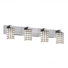  WGL-8924-10-GRCB-CROM - Modular 4-Light Bath Bar