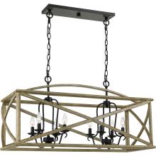  WHN841DW - Woodhaven Island Chandelier