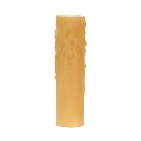 Bee's Drip (Bee's Wax) Candelabra Base; Amber (Honey) Finish; 7/8" Inside Diameter;