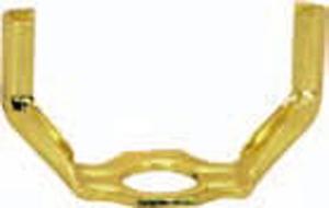 Heavy Duty Saddle; Brass Plated; 1/8 IP