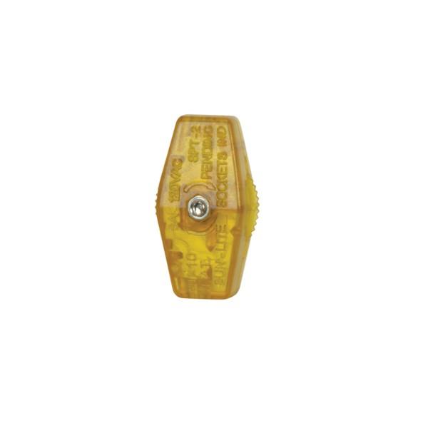 On-Off Cord Switch For 18/2 SPT-1; 6A-125V, 3A-250V, 3A-120V, 3A-125V; Gold Finish