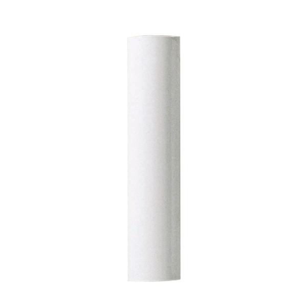 Plastic Candle Cover; White Plastic; 13/16" Inside Diameter; 7/8" Outside Diameter; 5"