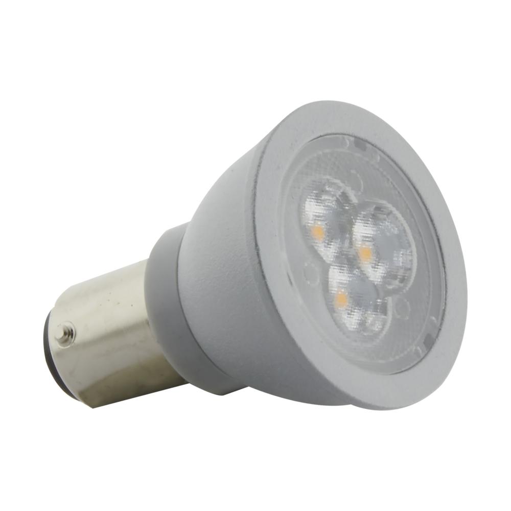 3 Watt; ALR12 LED; 3000K; Double Contact Base; 12 Volt