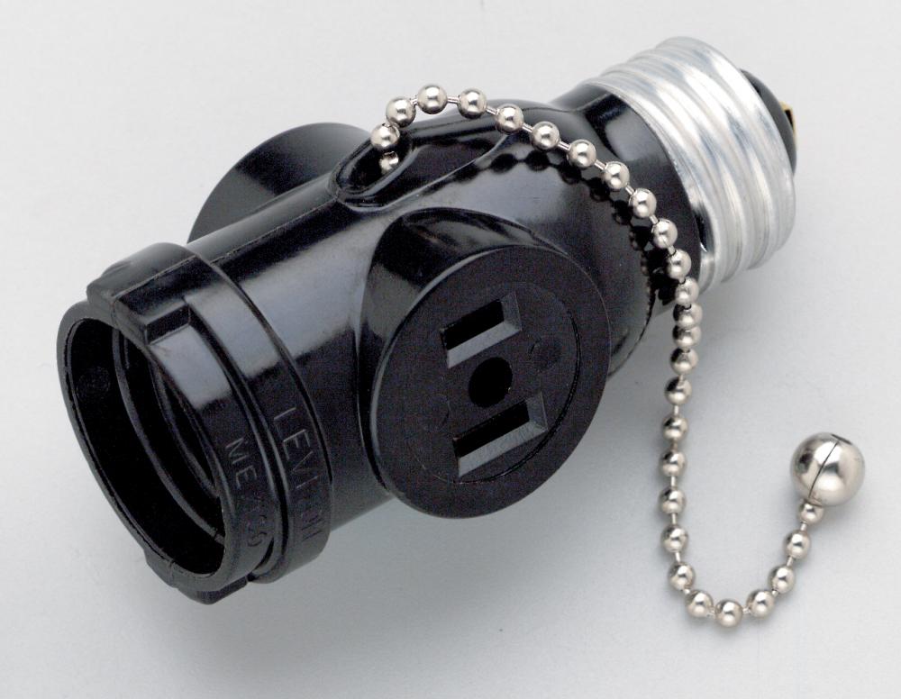 Bakelite Socket With Pull Chain