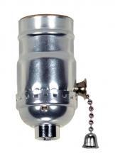  80/1007 - On-Off Pull Chain Socket; 1/8 IPS; Aluminum; Nickel Finish; 660W; 250V