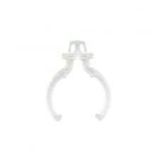  80/1603 - 2G11 Lamp Support Clips -Clear Vertical Clip UV Stable Polycarbonate Panel Thickness .023 - .039