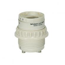  80/1855 - Phenolic Self-Ballasted CFL Lampholder With Uno Ring; 277V, 60Hz, 0.15A; 13W G24q-1 And GX24q-1;